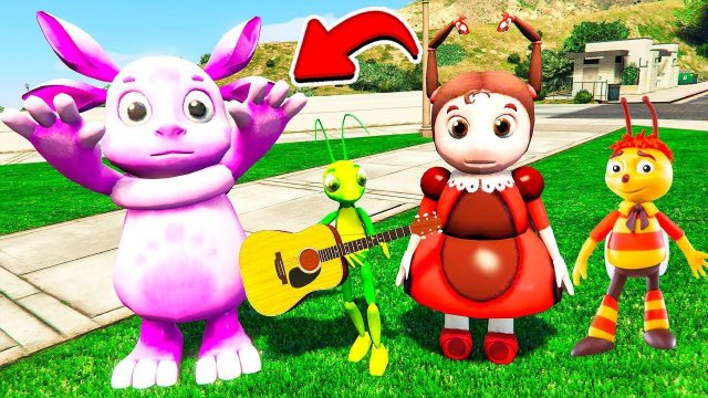 ЛУНТИК И ЕГО ДРУЗЬЯ ВСЕ СЕРИИ в ГТА 5 МОДЫ! КУЗЯ ПЧЕЛЁНОК МИЛА ОБЗОР МОДА в GTA 5 ВИДЕО