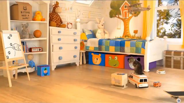 Маленький Котенок Мой любимый кот Мультик игра для детей