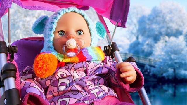 Игры одевалки - Кукла БЕБИ АНАБЕЛЬ на Прогулке! - Лучшие видео игры дочки матери с Baby Born