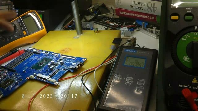 Диагностика материнской платы ноутбука с помощью миллиомметра