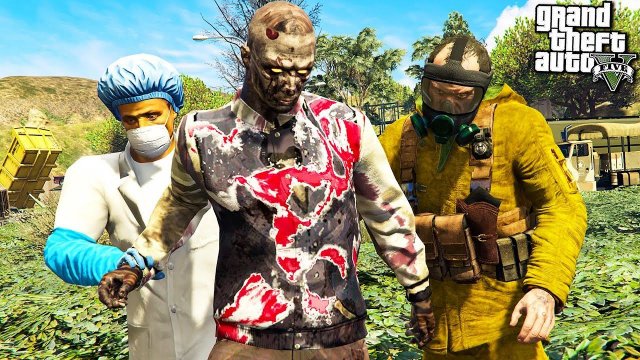 ВИРУС ЗАРАЗИЛ ЛЮДЕЙ И ПРЕВРАТИЛ В ЗОМБИ АПОКАЛИПСИС ГТА 5 МОДЫ ОБЗОР МОДА GTA 5! ИГРЫ ГТА ВИДЕО MODS