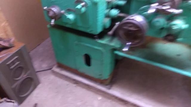 Токарный станок 1а616 установил мотор, жду частотник...
