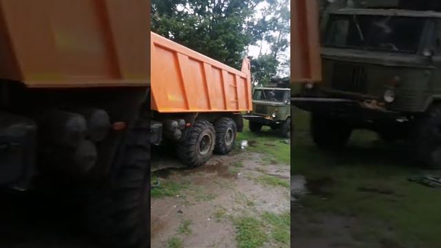 Купил ГАЗ 66. 1982 года. с хранения. Забираю домой.