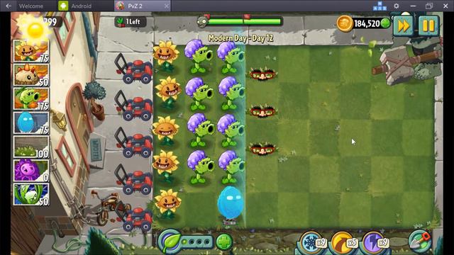 Растения против Зомби 2 MODERN DAY (уровень 12) #131