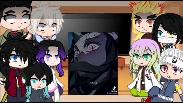 Hashira react to Nezuko Kamado