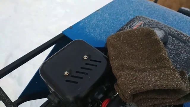 Самодельный отвал на мотобуксировщик ,,Балтмоторс''