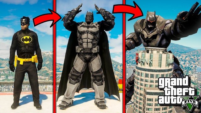 ПРОКАЧАЛ БЭТМЕНА ДО БОГА В ГТА 5 МОДЫ! ЭВОЛЮЦИЯ BATMAN ДО 100 УРОВНЯ ОБЗОР МОДА GTA 5! ГТА MODS ИГРЫ