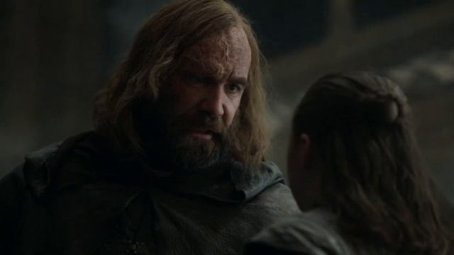 Прощание Арьи Старк и Сандора Клигана - Игра престолов