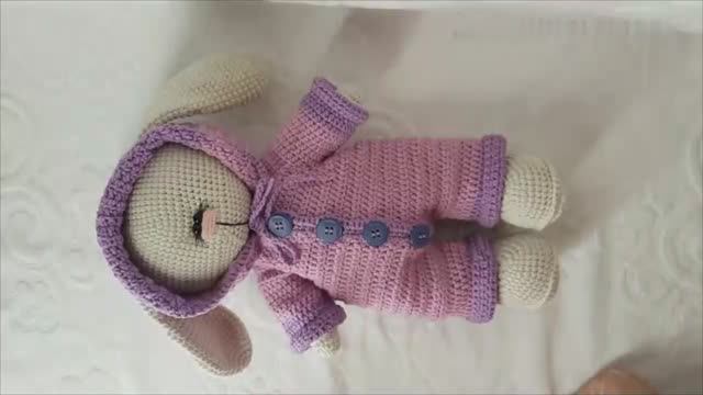 Вязание крючком - МК Комбинезон для Зайки в стиле Тильда.