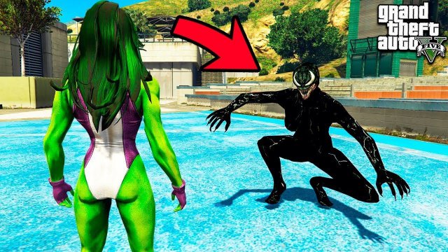ДЕВУШКА ХАЛКА ПРОТИВ ДЕВУШКИ ВЕНОМА В ГТА 5 МОДЫ! HULK VENOM ОБЗОР МОДА В GTA 5! ИГРЫ ГТА ВИДЕО MODS