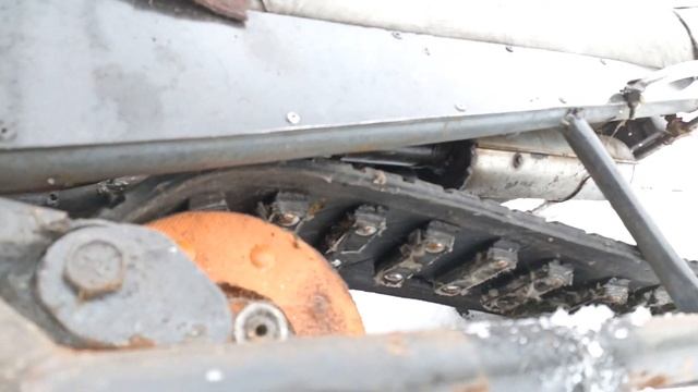 Самодельный снегоход из бензопилы Урал