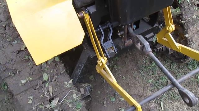 самодельный гусеничный минитрактор