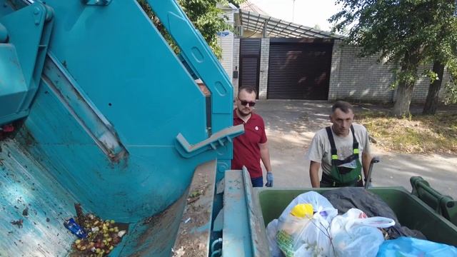 Тест мусоровоза EMI 15 куб.м на шасси JAC N200 г. Ковров