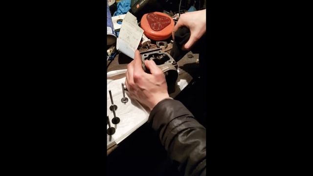 Как быстро засухарить клапана на мопеде альфа питбайк