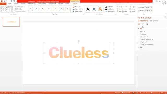 Create Gradient Text Effect In Microsoft PowerPoint