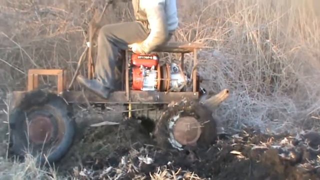 Минитрактор самодельный из Запорожца