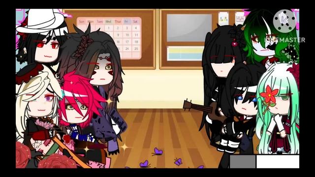 Uppermoons+ Muzan react to Nezuko Kamado as new Moon || KNY/DS ||