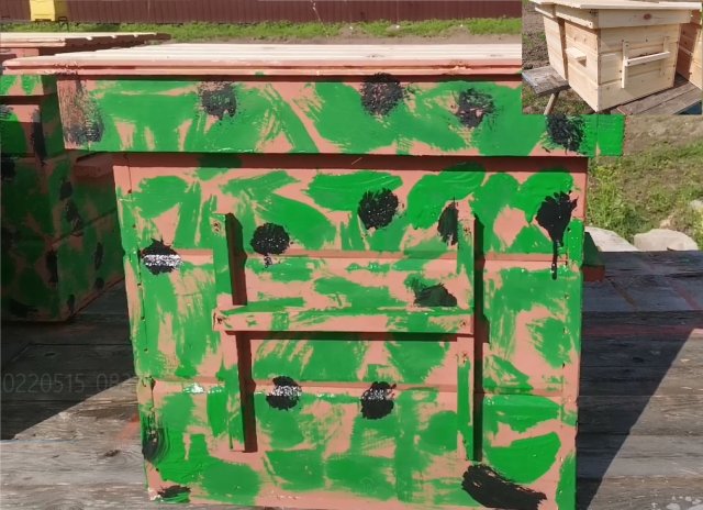 Покраска ловушки для пчел. Ловушки на пчел своими руками! Пчёлы, пасека, мёд.