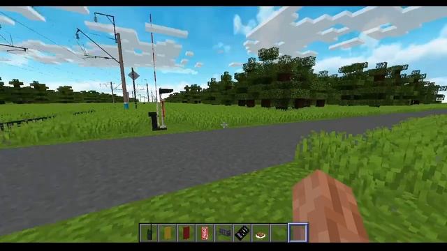 Работаю дежурным по переезду.Транжик майнкрафт 2 часть.