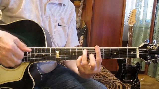 Любимая-Ю. Антонов (как играть аккорды на гитаре)