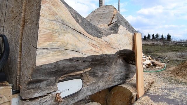 ПРОДОЛЬНЫЙ РАСПИЛ БРЕВНА. СЛЭБ.