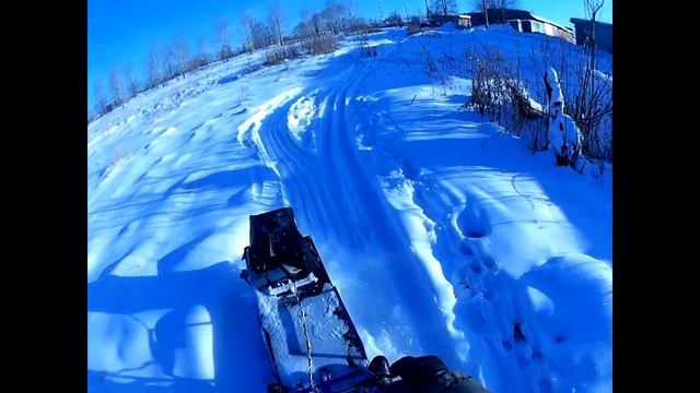 Обзор покупки мотобуксировщик Альбатрос L 8 л.с. 3 ч.   Бешенная табуретка по пухляку. 1 й блин...