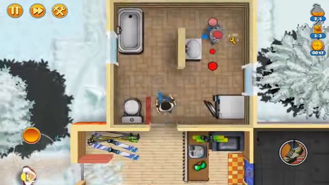 ВОРИШКА БОБ 2 грабим ГОРНОЛЫЖНЫЙ КУРОРТ Игровой мультик Игра для детей Robbery Bob 2