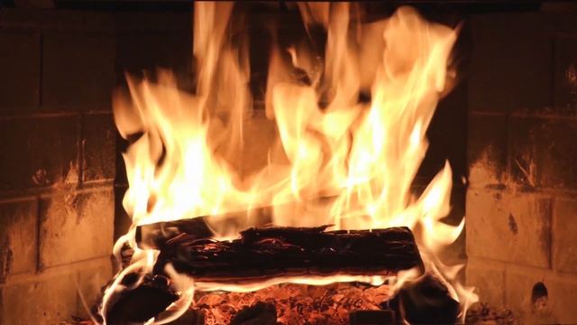 Камин 4K | Звуки костра, треск, огонь. Фон Атмосфера, уют, расслабление, медитация, сон