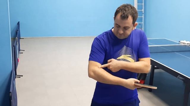 Топ - спин слева в настольном теннисе