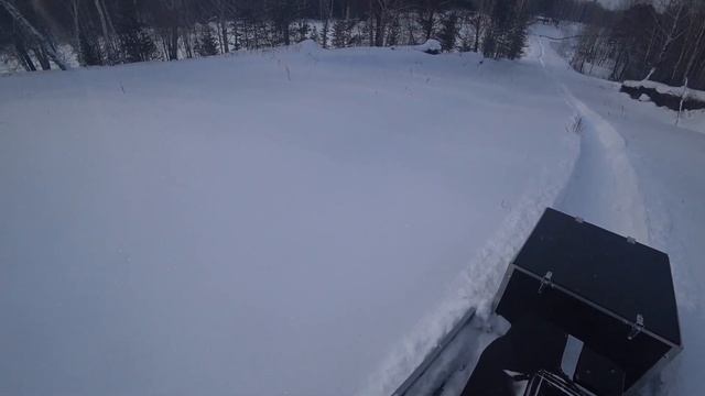 Мотобуксировщик мототолкач ураган. Испытания на проходимость.