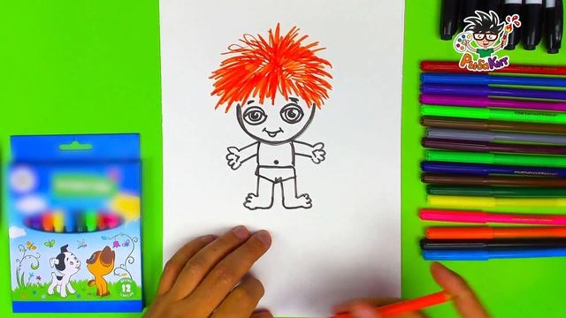 Антошка из мультика - рисунки для детей