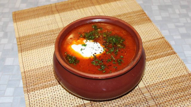 Борщ с фасолью. Правильный и вкусный.