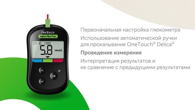 Новый глюкометр OneTouch Select Plus Flex