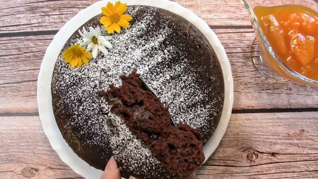 Ароматная КОВРИЖКА с ВАРЕНЬЕМ на скорую руку. Выпечка без яиц.