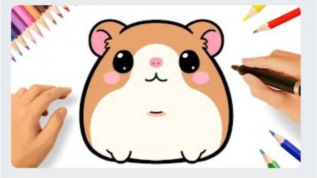 КАК НАРИСОВАТЬ МИЛУЮ МОРСКУЮ СВИНКУ 🐹😊