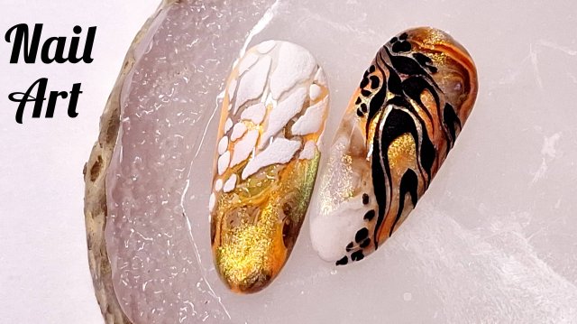 Идеи осеннего маникюра. МК