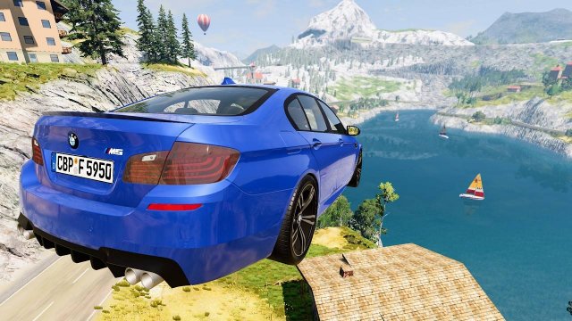 Эпические прыжки на скоростной машине #260 – BeamNG Drive