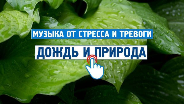 Дождь и природа для расслабления \ Музыка от стресса и тревоги \ Успокаивающая музыка