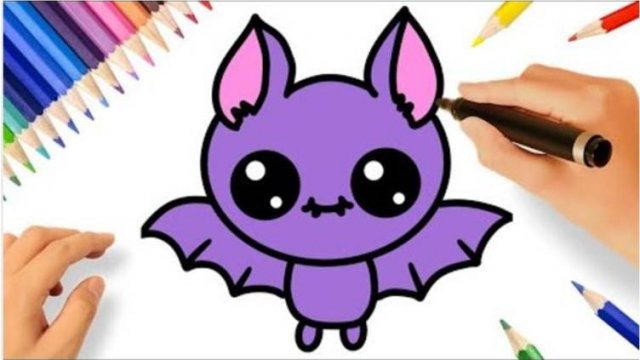 КАК ЛЕГКО НАРИСОВАТЬ МИЛУЮ ЛЕТУЧУЮ МЫШЬ