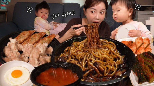 Чжаджанмён и Тансуюк \ Мукбанг