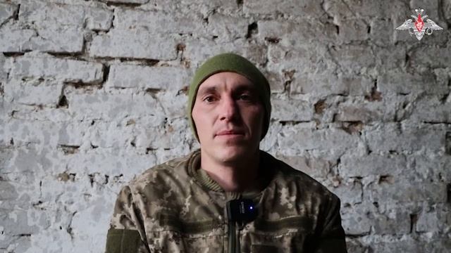 Очередной пленный военнослужащий ВСУ