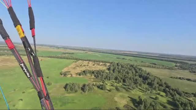 Полеты на парадроме Малино