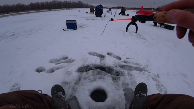 Первый Лед на Оке 24-2025! Зимняя Рыбалка ! Ловля на Гирлянду вТолпе !