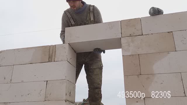 Коробка из газобетона