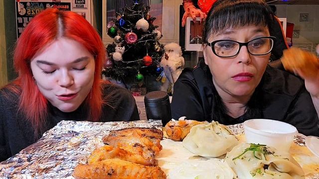 Мукбанг | Манты,Шаурма, Люля кебаб, Шашлыки | Обжор Асмр