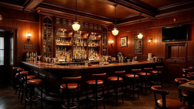 Зимний джаз, ретро джаз, саксофон, фоновая музыка 4К / Winter Retro Jazz Saxophone 4К