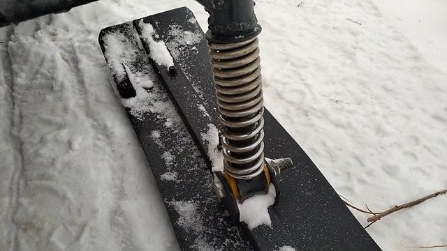 Обзор самодельного снегохода с кабиной.