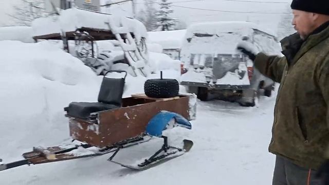 Самоделки для тайги. Обзор мотобуксировщиков. Часть 2. Тяжёлый.