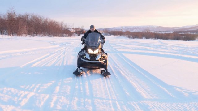 Первые впечатления о поездке на снегоходах Aodes Snowcross, Siberiacross SWT.