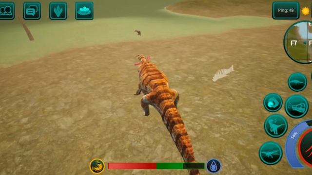 Онлайн Динозавры: Симулятор 3Д. ВЫЖИВАЮ за САКОЗУХА